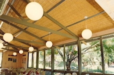 Brush Fencing Straw Acoustic Ceiling Panels